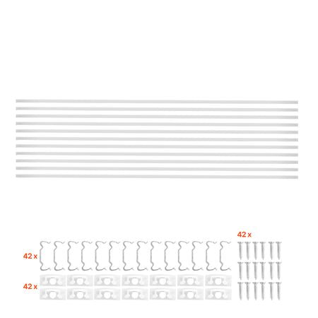 10-Pack 6.6 ft/2M Plus-Size U Shape LED Aluminum Channel, with Milky Cover, End Caps and Mounting Clips, Aluminum Profile for LED Strip Light, Easy Installation, for Under Cabinet Ceiling Coves