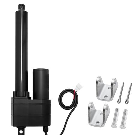 12V Linear Actuator, 7.87 Inch Ultra Heavy-Duty 2023lbs/9000N Linear Motion Actuator, IP65 Waterproof 0.2"/s with Mounting Brackets for Industrial Machinery Vessels, Heavy Lifting Systems