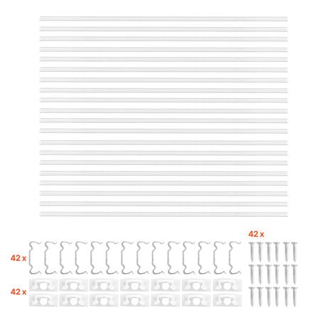 20-Pack 3.3 ft/1M V Shape LED Aluminum Channel, with Milky Cover, End Caps and Mounting Clips, Aluminum Profile for LED Strip Light Installations, Easy Installation, for Under Cabinet Counter
