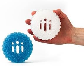 Used by Humans⢠High-Performance 2pc Dish Sponge Set â Scratch-Free Scrubber for Kitchen & Bathroom, Flexible, Odor Resistant, Reusable, Deep Cleaning Power â Cleans Like a Dreamâ¢