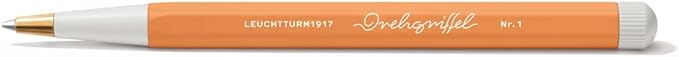 LEUCHTTURM1917 - Drehgriffel Writing Pen (Apricot) - Gel Pen with Black Ink Included