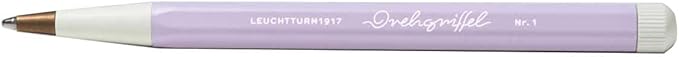 LEUCHTTURM1917 - Drehgriffel Writing Pen (Lilac) - Gel Pen with Black Ink Included