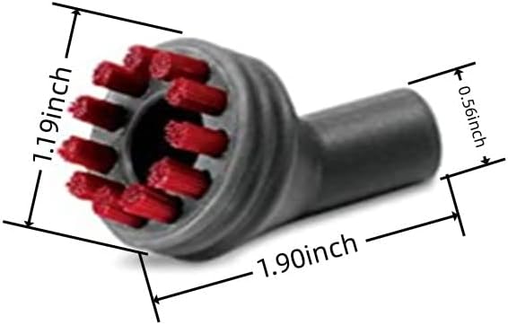 6 Pack for Bissell SteamShot Hard Surface steam Cleaner 39N7A 39N7V 39N7H 2994B Replacement Parts (3 Hard Brushes + 1 Wall Crevice Brush + 2 Multi-Surface Tools)…