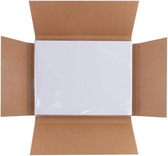 L LIKED 50 Full Sheet Self Adhesive Shipping Labels 8.5 x 11 Inches, Address Labels for Laser & Inkjet Printers (50 Sheets)
