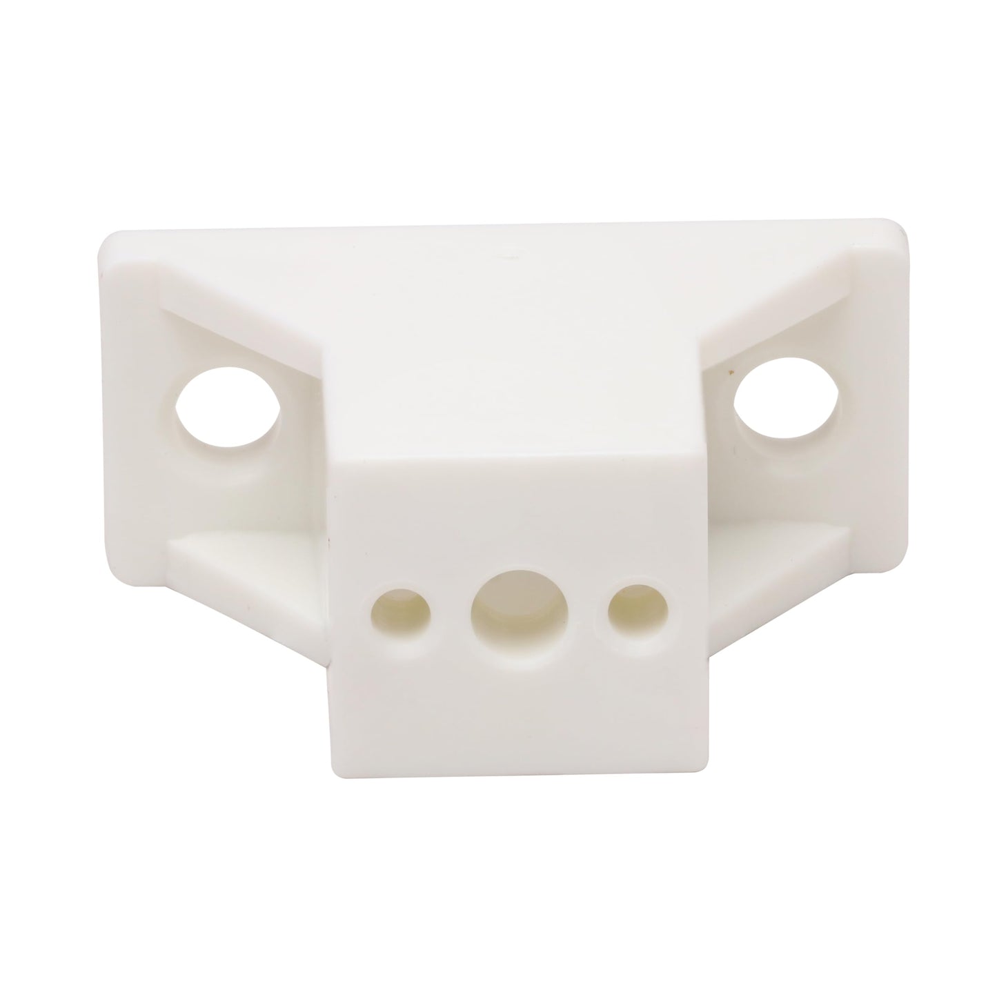 20 Pack Rok Hardware 1-1/2" (38.5mm) Drawer Slide Cabinet Side Spacers, Plastic Kitchen Cabinet Spacer for Slide-Out Trays, Screws Included, White - R038WHT