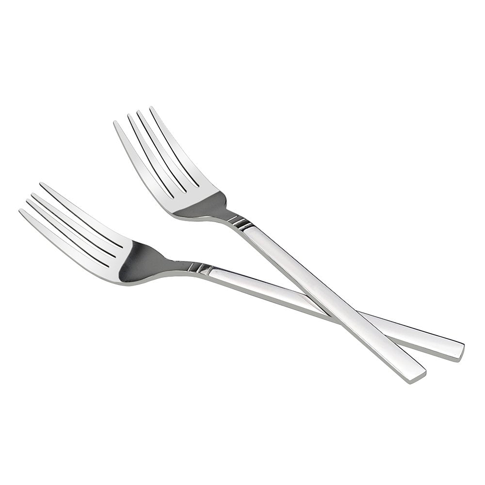 Fiazony 12-Piece Stainless Steel Dessert Forks, Small Fork