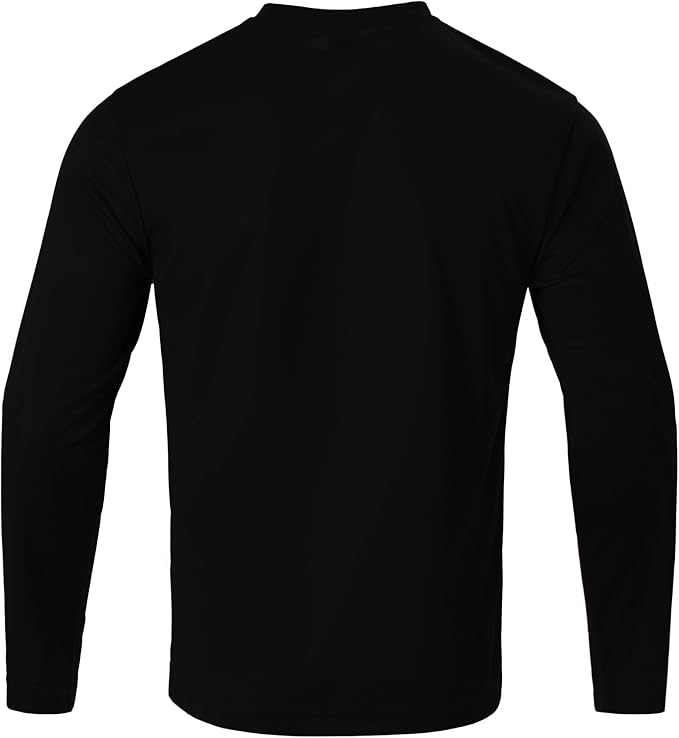 Mens Long Sleeve T-Shirts Casual Crew Neck Tee Shirt Summer Soft Running Swimming Cycling Fishing Tops