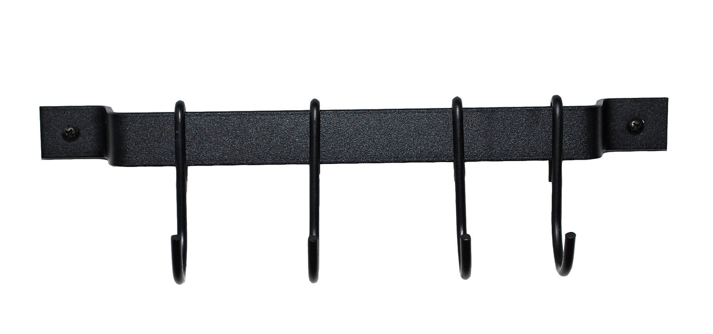 12" Black Utensil Rack