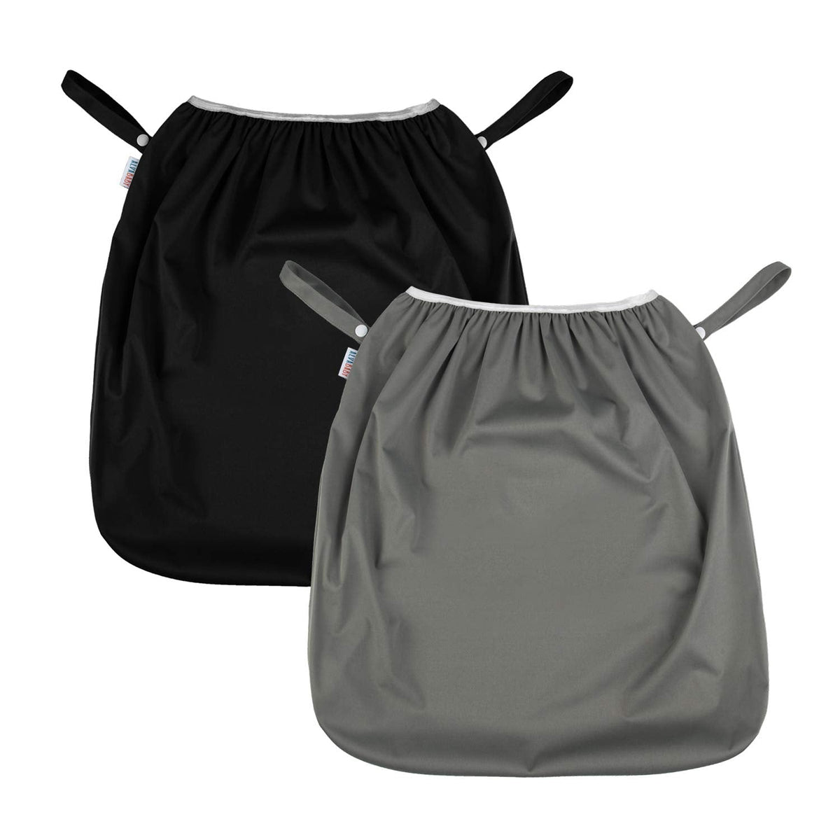 ALVABABY Reusable Diaper Pail Liner for Cloth Diaper,Rubbish Bag,Laundry,Kitchen Garbage Cans (Black Grey, Small Sizeï¼5 Gallon) LLS-B2629
