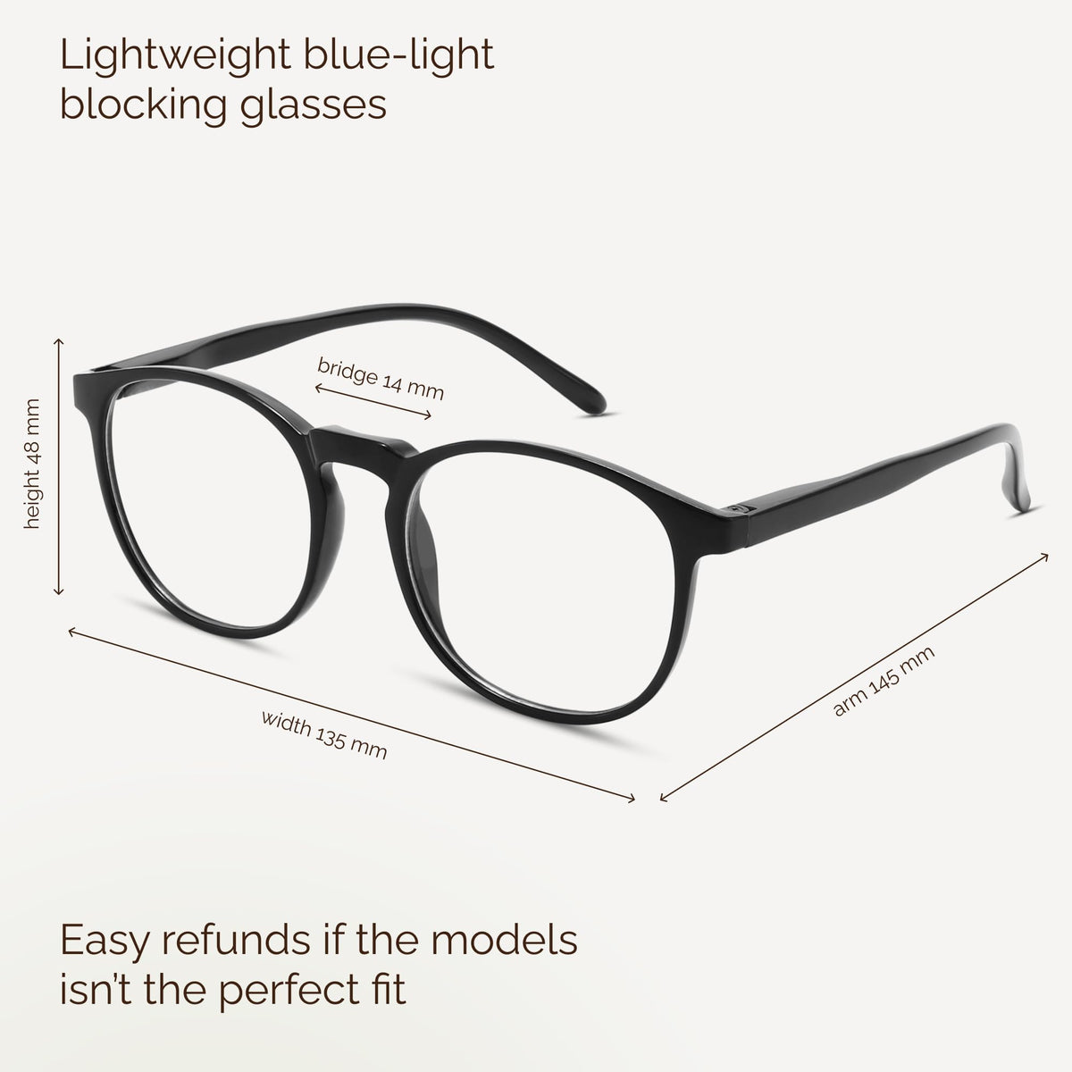 IBOANN Blue Light Glasses for Woman/Men, Fashion Blue Light Glasses Men, Fake Glasses for Computer Eye Strain