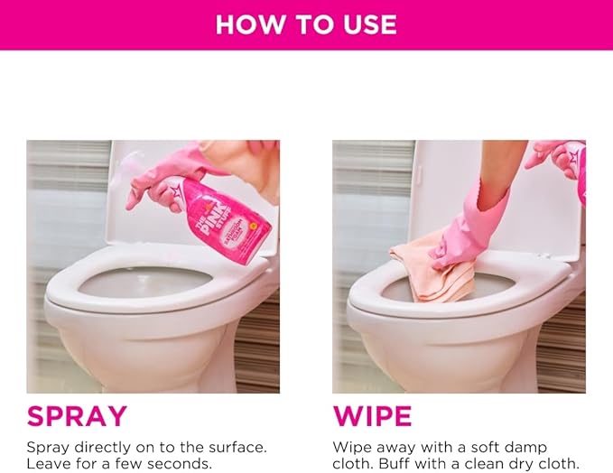 Stardrops - The Pink Stuff - Miracle Bathroom Foam Cleaner 750ml - Baths, Tiles, Soap Scum, Limescale, Streak Free