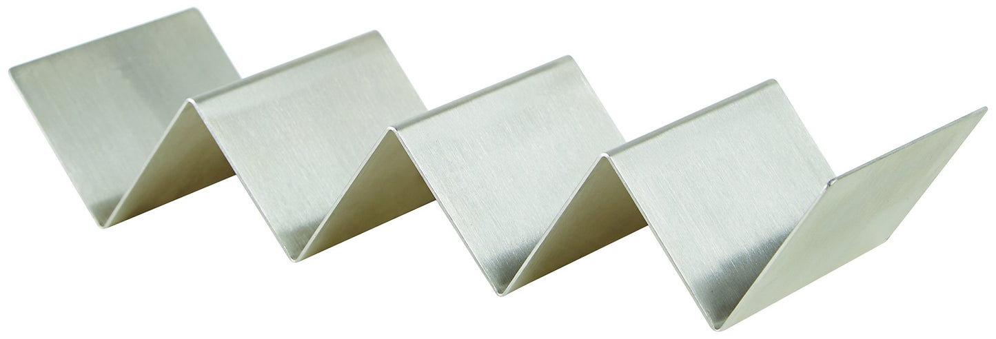 Winco 3-4 Slots, Stainless Steel Taco Holder