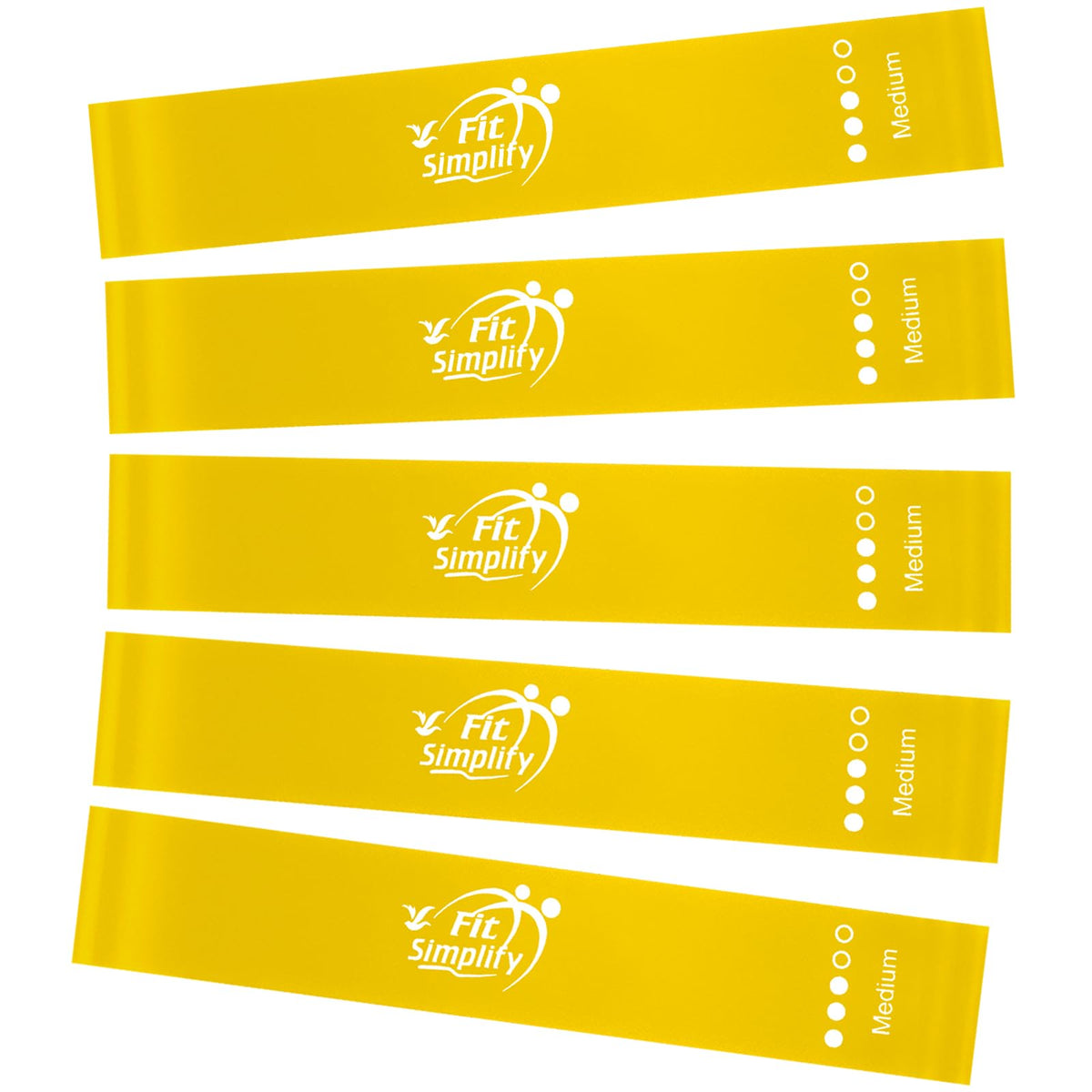Fit Simplify Exercise Resistance Loop Bands, Set of 5