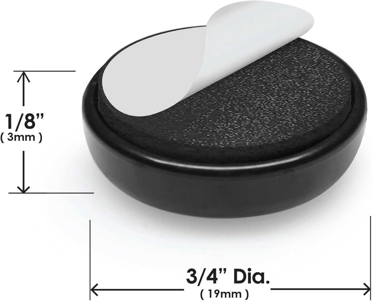 Slipstick GorillaGlides Kitchen Appliance Sliders (24 x 3/4” Round Glides) Self Adhesive Countertop Appliance Sliders Provide Easy Sliding and Saves Space on Counters
