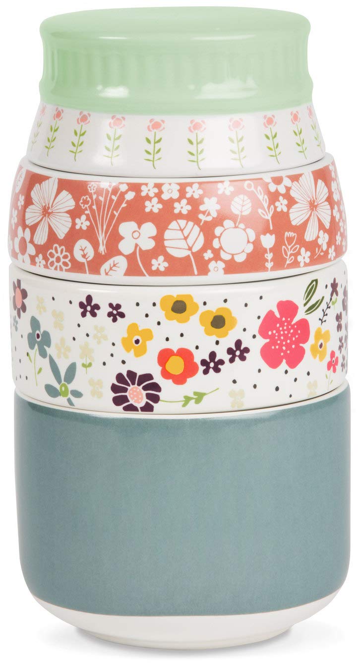 Pavilion - Love You More by Amylee Weeks 54217 Measuring Cup Set, Multicolor