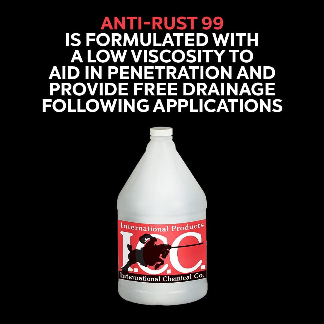 Anti-Rust 99 High-Performance Evaporative Solvent Rust and Corrosion Preventative; MIL C 16173 D Grade 3; 1 Gallon