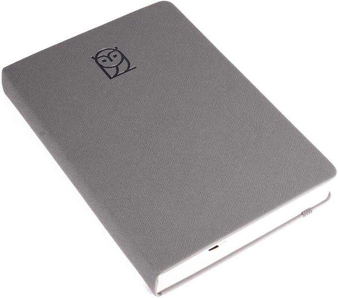 Undated Daily Planner – 6-Month A5 Productivity Organizer with Full Page Per Day, Hourly Schedule, Goal Setting, Habit Tracker, Weekly & Monthly Pages – Hardcover Time Management Notebook (Gray)