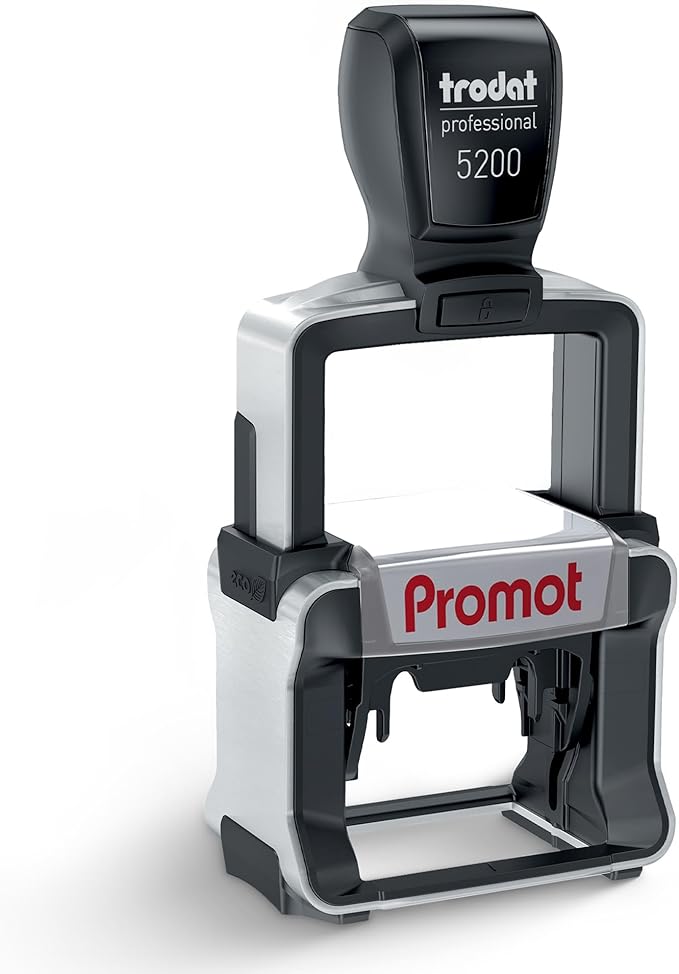 Promot Small Professional Stainless Steel Stainless Steel Self Inking 6 Lines Custom Stamp - Personalized Office Stamp