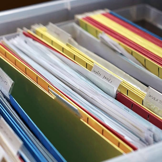 HERKKA Extra Capacity Legal Size Hanging File Folders, 30 Pack Reinforced Legal Size Hanging Folders with Heavy Duty 1 Inch Expansion, Designed for Bulky Files, Medical Charts, Assorted Colors