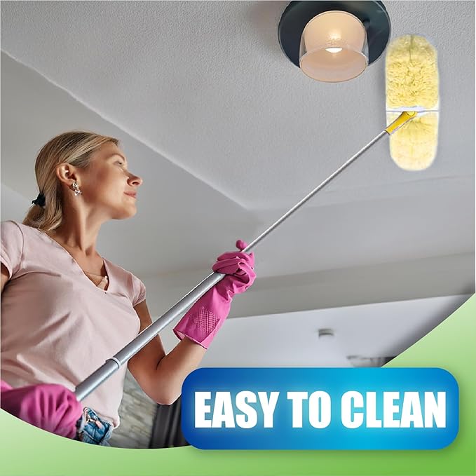 40 Count Disposable Microfiber Duster Refills for Swiffer - 360° Heavy Duty Refills (Handle Not Included)