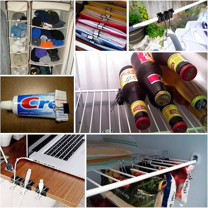 48Pack Large Binder Clips for Office Home 1.6 inch