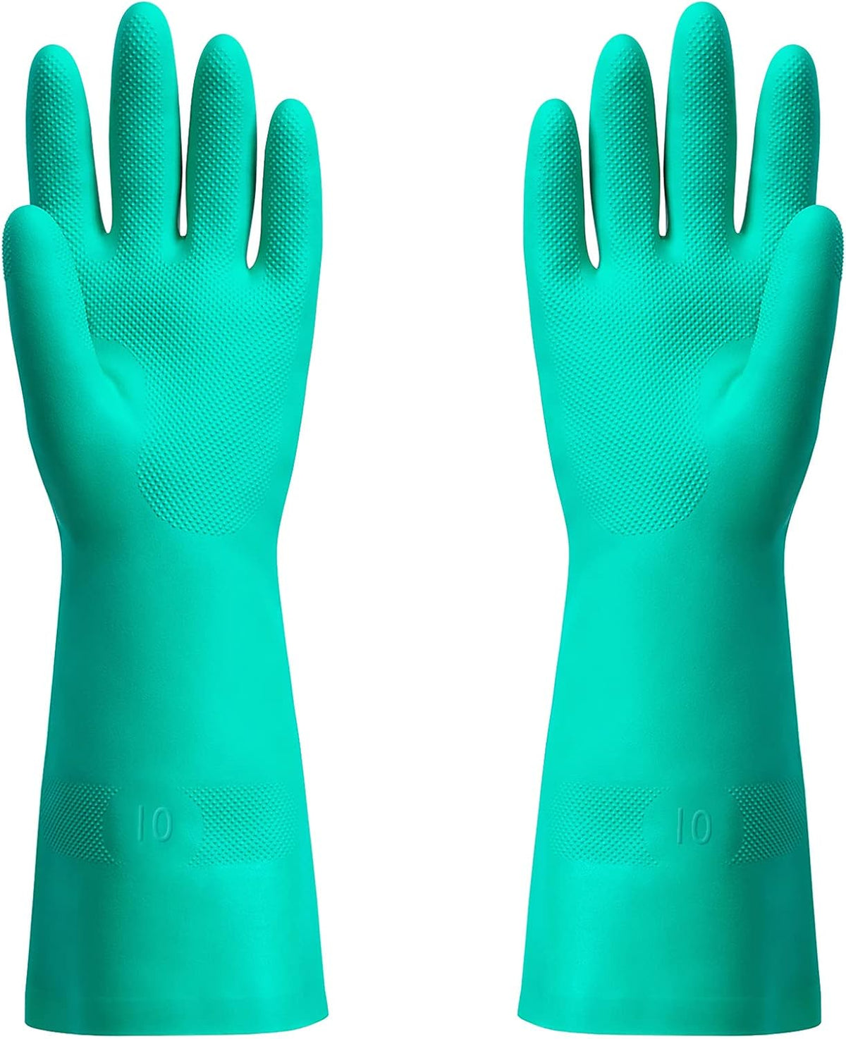 ThxToms Chemical Resistant Nitrile Gloves,Resist Household Acid, Alkali, Solvent and Oil, Latex Rubber Free, 1 Pair Extra Large