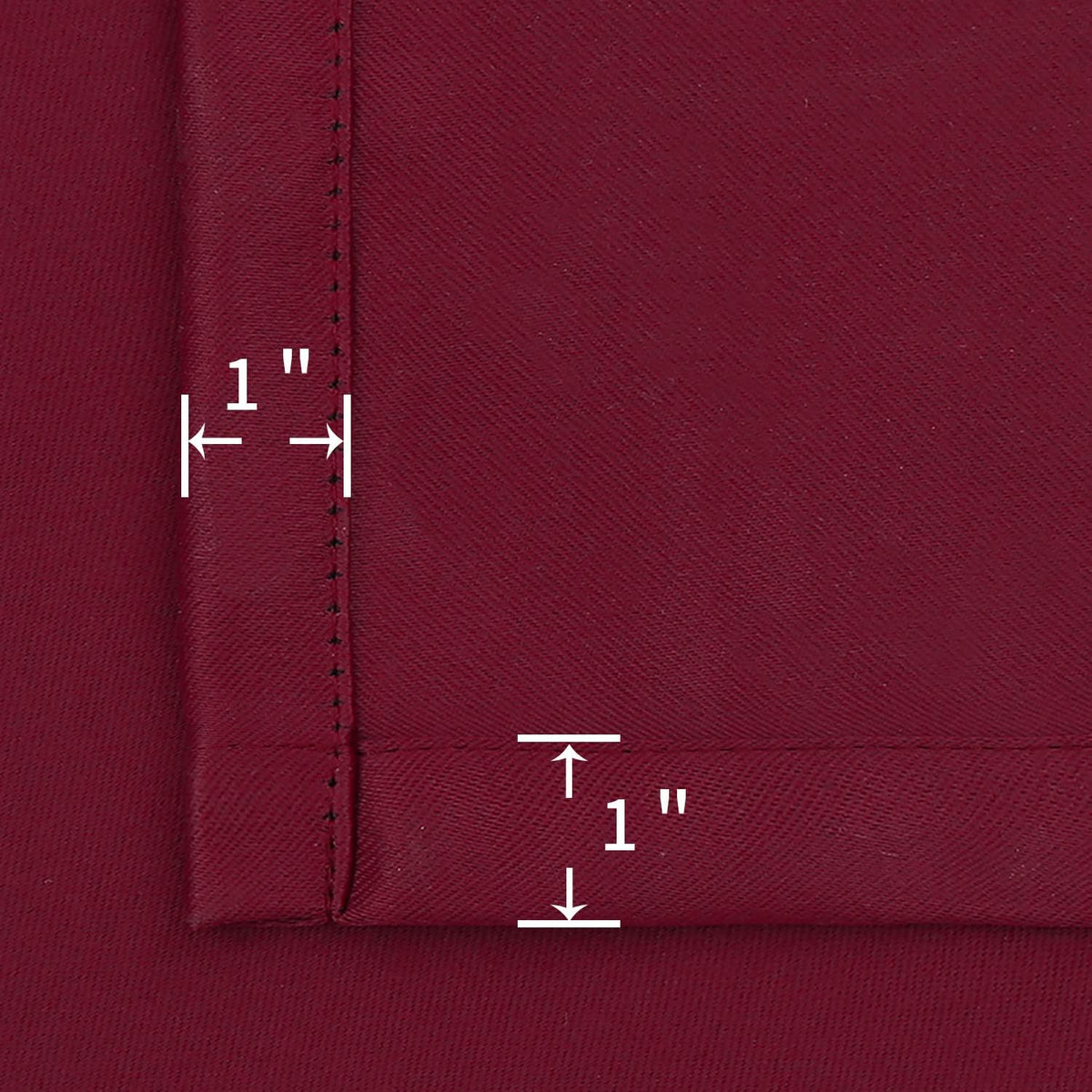 BGment Burgundy Blackout Curtains 90 Inch Long for Living Room - Wine Red Thermal Insulated Drapes with Rod Pocket Darkening Blinds for Dining Bedroom, 52 x 90 Inch, 2 Panels