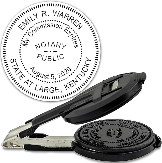 MaxMark Insert Only for Notary Seal Round Embosser for Kentucky State