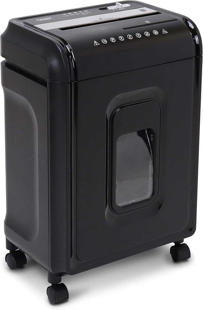 Aurora AU1260XA Anti-Jam 12-Sheet Crosscut Paper and CD/Credit Card Shredder