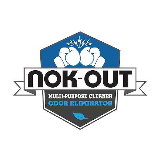 NOK OUT Odor Remover, Pet Deodorizer and Cleaning Spray, Made in the USA, 1 Gallon, 2-Pack