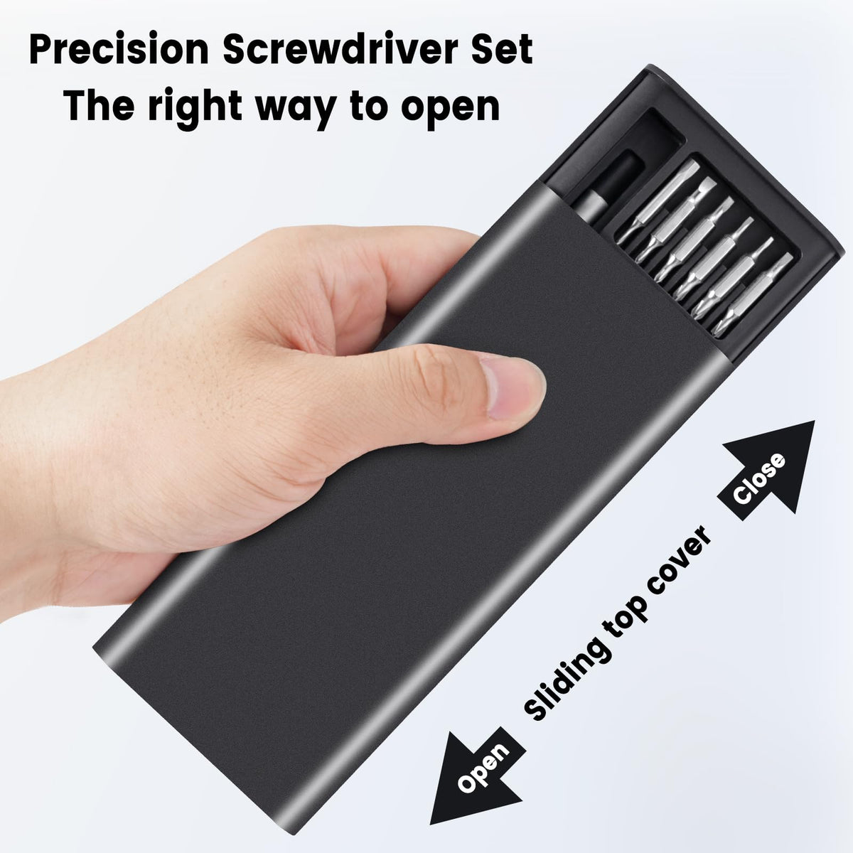 LOPLANE 49-in-1 Precision Screwdriver Set, Tiny Torx Screwdriver Fits Glasses, Magnetic Repair Tool Kit For Laptop, Iphone, Macbook, Tablet, Computer, Ps5, Electronics, Watch, Xbox, Camera