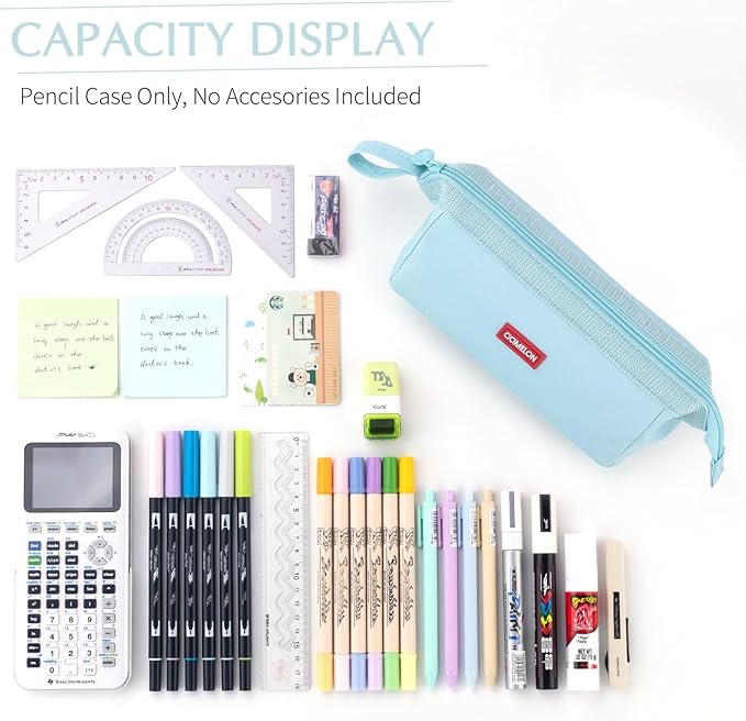 CICIMELON Pencil Case Large Capacity Pencil Pouch Pen Bag for School Teen Girl Boy Men Women