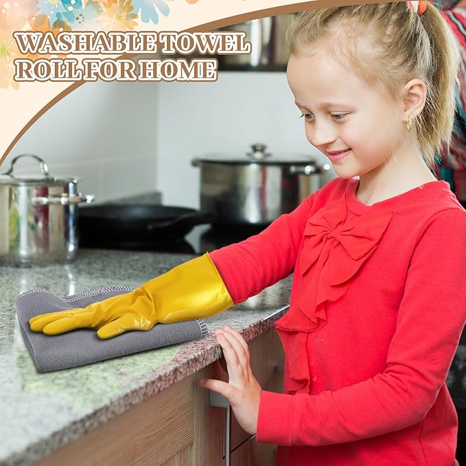 36 Pack Reusable Cleaning Cloths Washable Cotton Kitchen Towels for Home