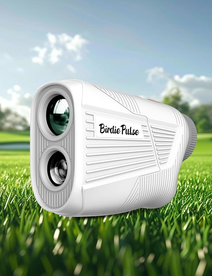 Golf Rangefinder with Slope & Magnet,1300 Yards Range Finder for Golf,Flag Locking Vibration,6-6.5X Magnification & HD LCD,Rechargeable Golf Range Finder