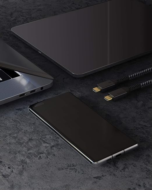 Maxonar 10FT Thunderbolt 4 Cable with 40Gbps Data Sync/240W Charging and 8K for Thunderbolt 4/3, USB4, and USB C Devices