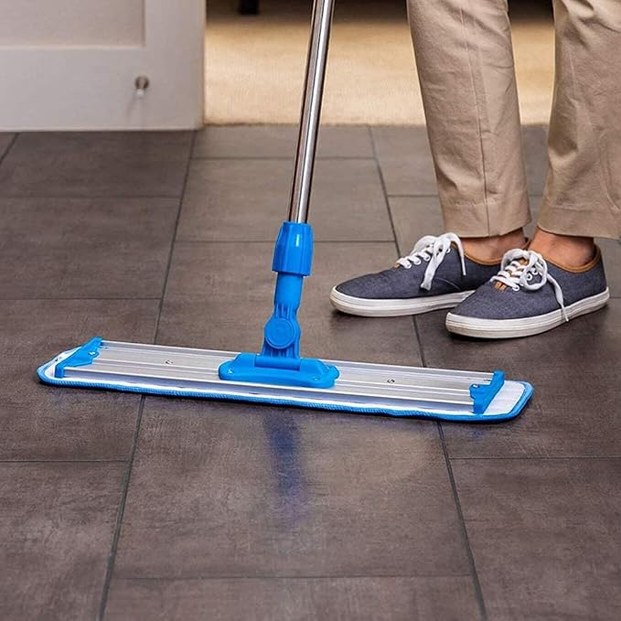 Microfiber Replacement Mop Pads, 18" x 6" Wet & Dry Home & Commercial Cleaning Refills, Colorful Reusable Floor Mop Pads, Washable Floor Cleaning Pads, 6 Pack