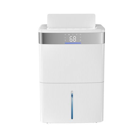 80 Pints Dehumidifier for Home & Basement, Drain Hose for Commercial & Industrial Use, Smart Humidity Control, Low Noise for Large Rooms, Warehouses, Bedrooms & Storage, Large Coverage,White