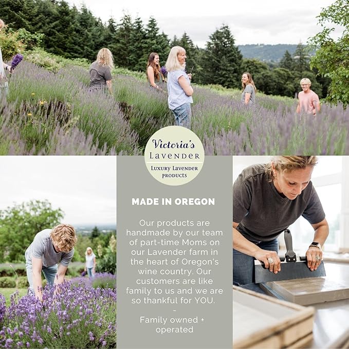 Victoria's Lavender Room Spray, All Natural Home Atmosphere Essential Oil Concentrated Room Fragrance, Air Freshener, Bathroom Odor Eliminator - Made in the USA, Lavender 4 Pack (4 Fl Oz)