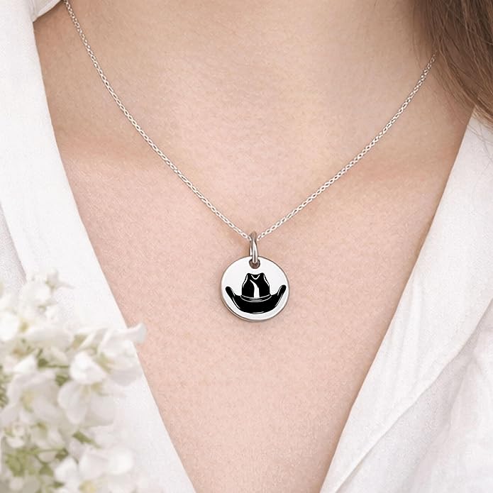 SM Design Western Charm Set of 4 β Stainless Steel Western Charms for Bracelets & Necklaces β Cowgirl, Ranch & Country Style Jewelry Charms β Western Gift for Women & Moms