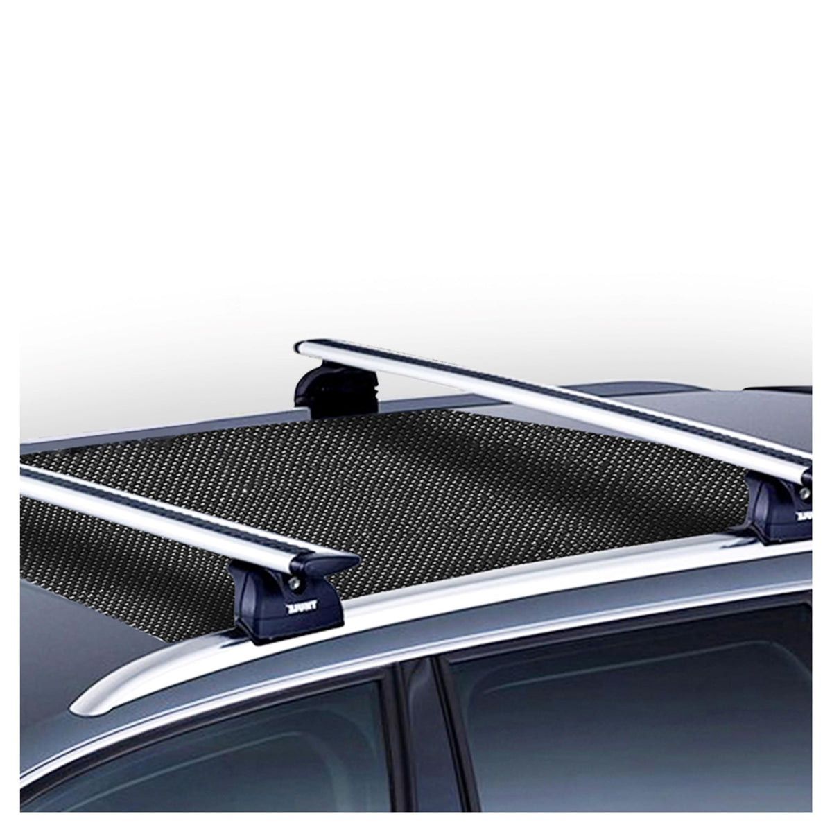 Mockins 39" X 36" Car Anti Slip Mat for Car Roof Cargo Carrier | Anti Slip Car Topper Mat with Grip | Customizable for All Roofbag Car Top Carrier |Rooftop Protective Mat for Your Car, SUV or Truck