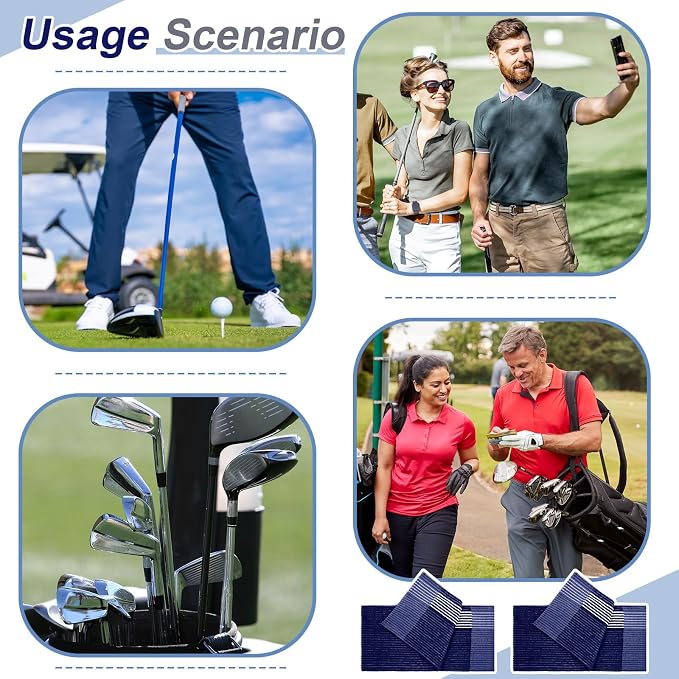Mixweer Caddy Golf Towel 22" x 42" Large Caddy Towel Camping Sport Towels Cotton Soft Towels for Man Golf Lovers