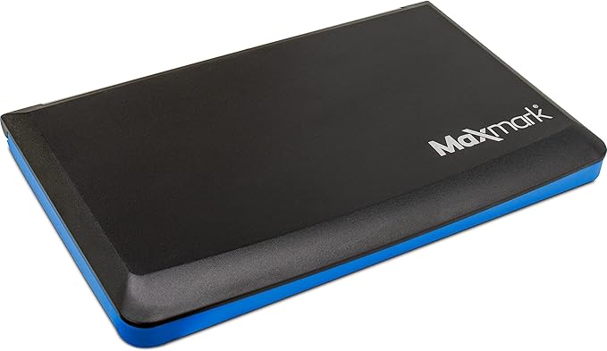 MaxMark Large Premium Blue Ink Stamp Pad - 3.5" x 6.25" - Quality Felt Pad
