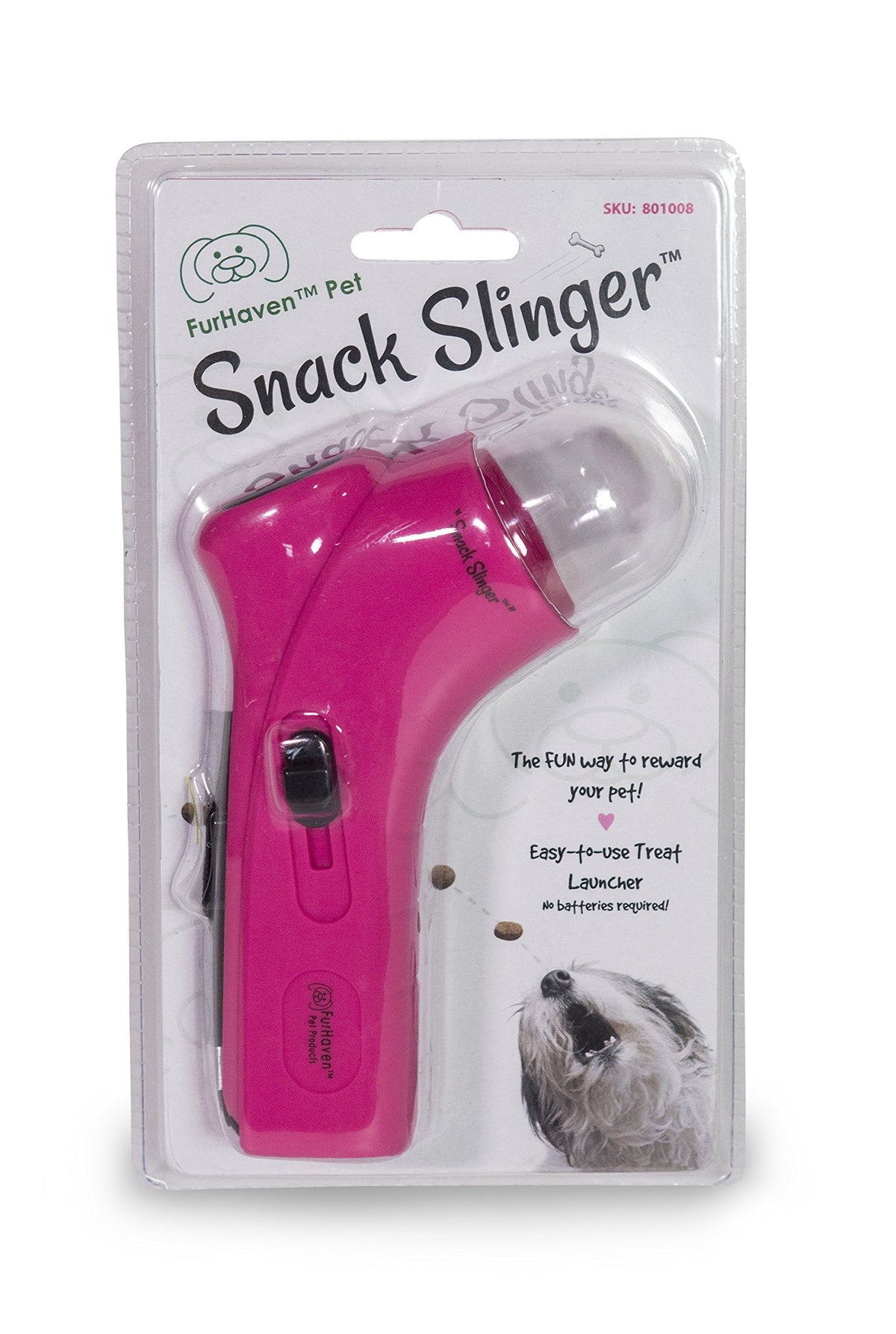 Furhaven Snack Slinger Treat Dispenser Training Toy - Light Blue, One Size