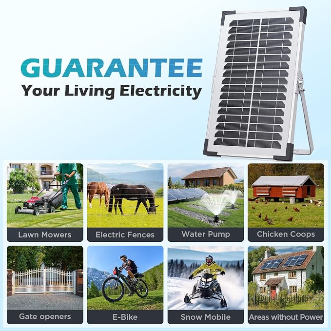 15W Solar Battery Maintainer, 2PCS 7.5W 12V Waterproof Solar Battery Charger with Smart Controller, Low-Iron Tempered Glass Solar Panel for 12V LiFePO4 Battery Dump Trailer Automotive Boat