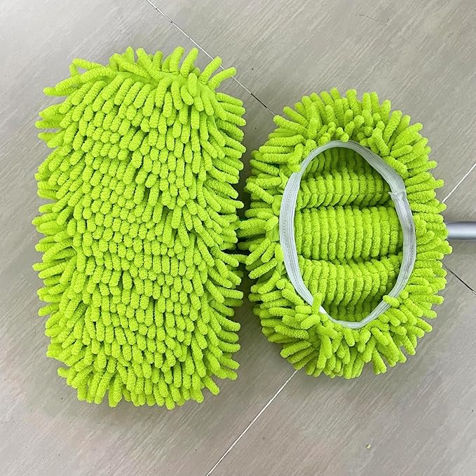 4PCS Reusable Dry Sweeping Cloths Compatible with Swiffer Sweeper Mop,Reusable Microfiber Mop Pads for Swiffer,Replacement Wet Mopping Pad Refills & Washable Dry Sweeping Cloths for Floor Cleaning