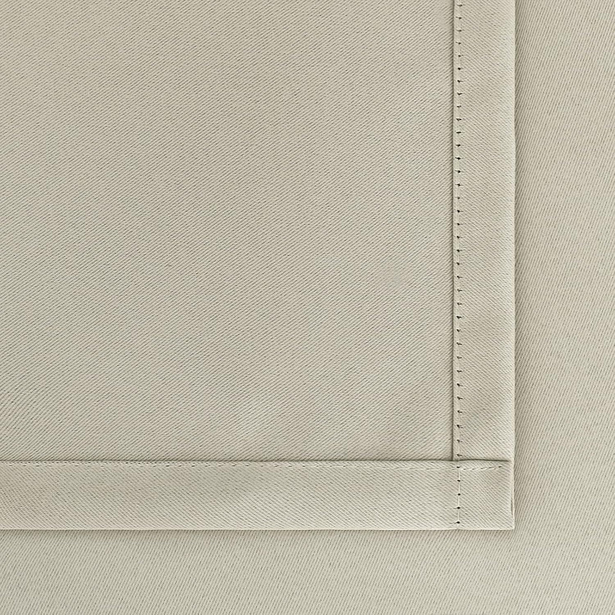 BGment Rod Pocket Blackout Curtains for Bedroom - Thermal Insulated Room Darkening Curtain for Living Room, Light Camel, 42 x 54 Inch, 2 Panels