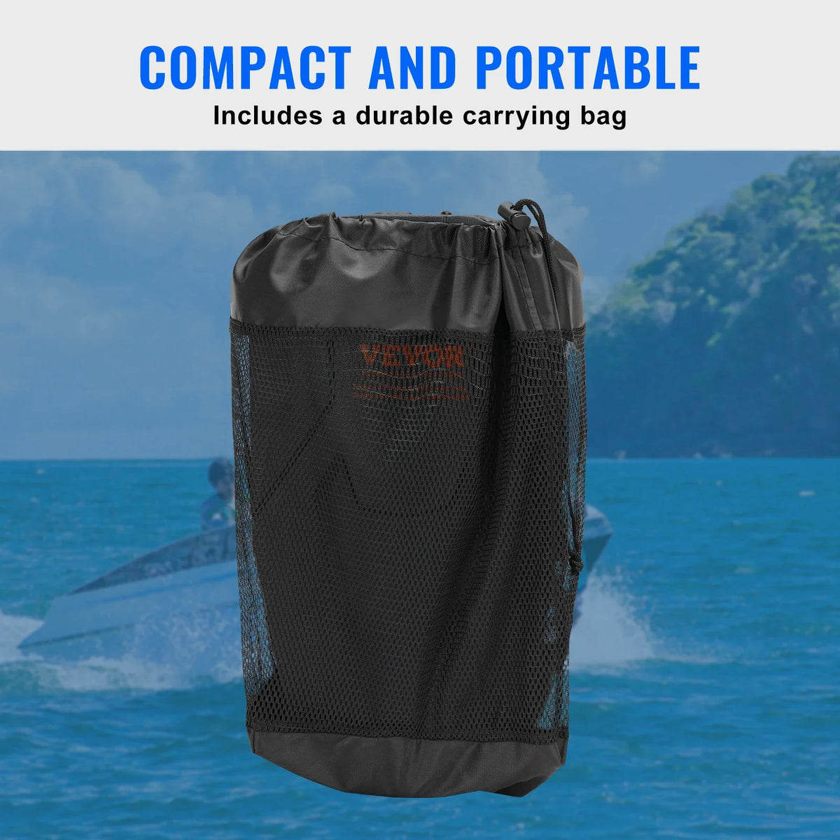 Boat Fenders Marine EVA Boat Dock Fenders Bumper with Ropes Cord Locks and Storage Bag for Class A/Class 1/Part Class 2