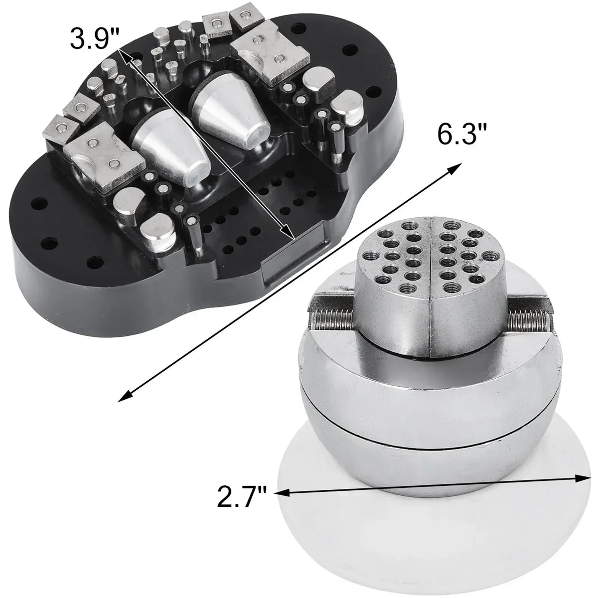 2Kg Mini Engraving Ball Vise Full Set 3inch Jewelry Equipment Diamond Stone Block Ring Adjustable Carving Setting Tools