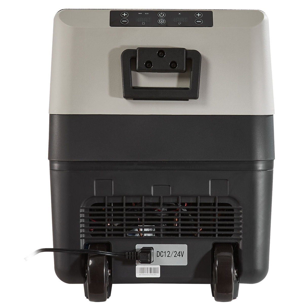 Car Refrigerator, 12 Volt Car Refrigerator Fridge, 37 QT/35 L Dual Zone Portable Freezer, -4-50 Fahrenheit Adjustable Range, 12/24V DC and 100-240V AC Compressor Cooler for Outdoor, Camping, RV