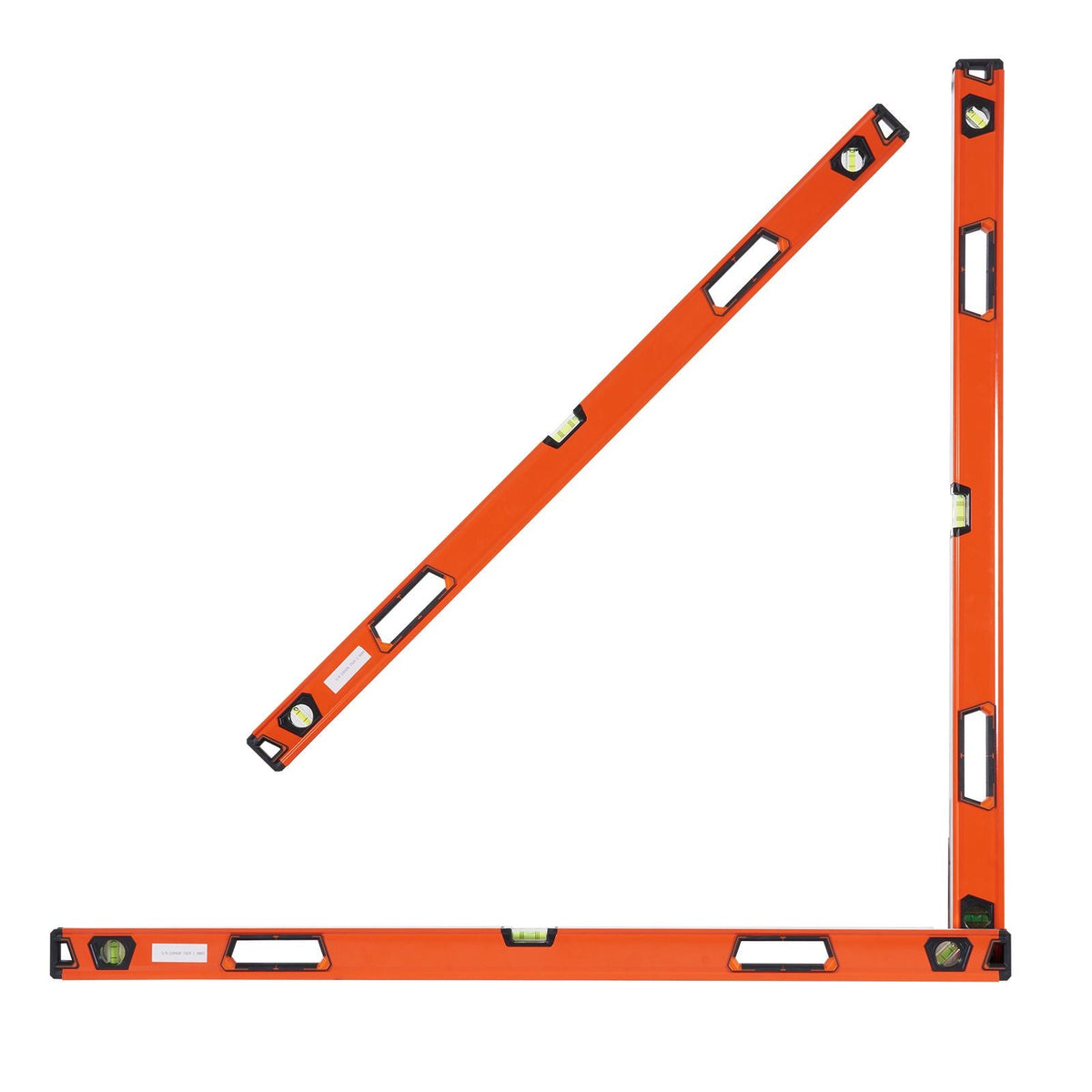 Magnetic Torpedo Level, 78/48/32/24/16/10 in Mechanical Level Set, Bubble Vials Ruler for 45/90/180 Degree, Aluminum Alloy Leveler Tool w/ Viewing Window, Shock-Resistant for Plumbing, Wood